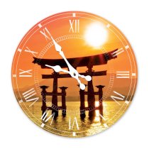 Đồng hồ treo tường Clockadoodledoo Torii Gate, Japan