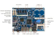 Bo mạch máy tính nhúng AVALUE EBM-PNV Intel Atom D525 Dual-Core 5.25”