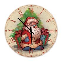 Đồng hồ treo tường Clockadoodledoo Santa
