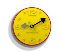 Đồng hồ treo tường Newgate Bluggle Clock - Fire Engine Red