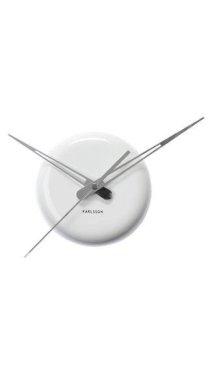 Karlsson Elegant White Ceramics Wall Clock