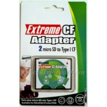 Adapter 2 MicroSD to Type I CF