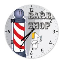 Đồng hồ treo tường Clockadoodledoo Barber Shop