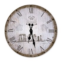Đồng hồ treo tường Clockadoodledoo Stonehenge Old Clock