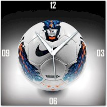 Amore Nike Football Analog Wall Clock (Multicolor)