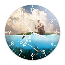 Đồng hồ treo tường Clockadoodledoo Fishing Time