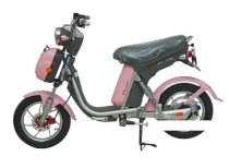 Xe đạp điện NIJIA phanh dầu màu hồng