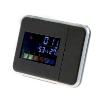 F&G LCD Screen Projector Alarm Clock Weather Station Desk Clock Table Clocks