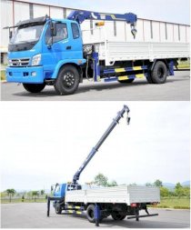 Cho thuê xe tải cẩu Thaco OLLIN800A-TC304 (cẩu 3 tấn - 4 khúc)
