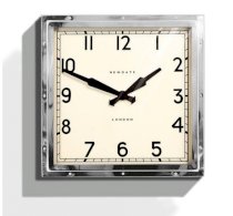 Đồng hồ treo tường Newgate Quad Clock - Stainless Steel