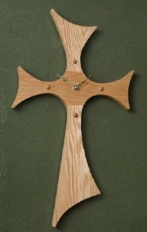 Time For Prayer Wall Cross Clock Kit