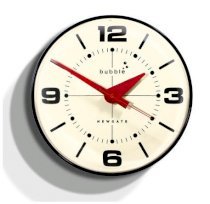 Đồng hồ treo tường Newgate Bubble Clock - Black
