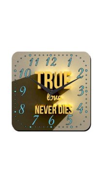 Mesleep True Love Wall Clock (Pack Of 1)