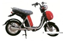Xe đạp điện NIJIA phanh cơ màu đỏ