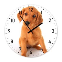 Đồng hồ treo tường Clockadoodledoo Golden Irish Retriever Puppy