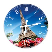 Đồng hồ treo tường Clockadoodledoo Paris Eiffel Tower