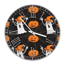 Đồng hồ treo tường Clockadoodledoo Halloween Pattern
