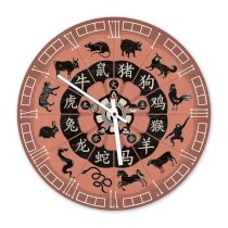Đồng hồ treo tường Clockadoodledoo Chinese Zodiac Clock