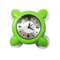 Suction Clock, Higoo(tm) Water Vapor Resistance Mini Clock Strong Suction Cup Wall Clock Glass Tile Wall Window Mirror Bath Shower Clock Watch (Green)