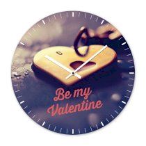 Đồng hồ treo tường clockadoodledoo Be my Valentine