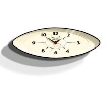 Đồng hồ treo tường Newgate Bullitt Clock - Black