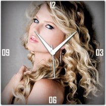 Amore Taylor Swift Analog Wall Clock (Multicolor)