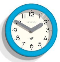 Đồng hồ treo tường Newgate Pantry Clock - Aqua Blue