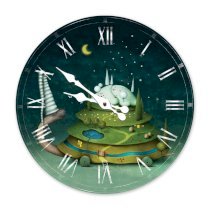 Đồng hồ treo tường Clockadoodledoo Fairy turtle