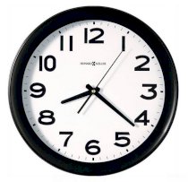 Đồng hồ treo tường Houzz: Howard Miller Kenwick 13.25" Diameter Wall Clock in Black Finish