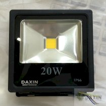 Đèn pha Led 20W dẹp đen Daxin