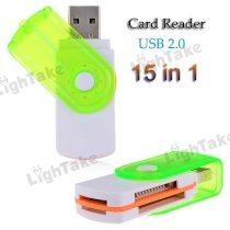 Đầu đọc thẻ nhớ CARD READER 15 IN 1 (USB 2.0)