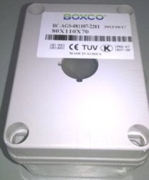 Hộp nút nhấn chống thấm BOXCO IP66 Model: BC-AGS-081107-2201