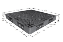 Pallet nhựa 1 mặt MSPALLET MP44