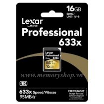 SDHC Lexar Professional 633X 16GB