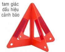 Tam giác chữ thập cảnh báo Libin 260x260mm