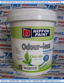Sơn nội thất Nippon Odour Less bóng không mùi - 5l