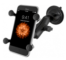 RAM Composite Twist Lock Suction Cup Mount With Universal X-Grip® Cell/IPhone Holder