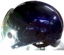 Mũ bảo hiểm nửa đầu GRS A33K màu xanh tím than có kính