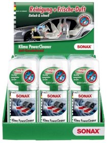 Sonax Car A/C cleaner anti-bacterial counterdisplay 323400 150ml