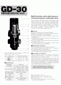 Van giảm áp Yoshitake GD- 30