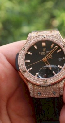 Đồng hồ Hiệu Hublot  ETA 7750 Đính hạt