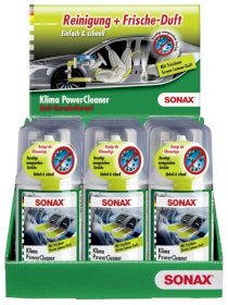Sonax Car A/C cleaner anti-bacterial Green Lemon counterdisplay 323400 150ml