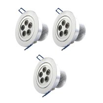 Bộ 3 đèn LED Phú Thịnh Hưng 3W (Vàng)