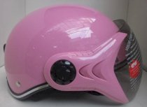 Mũ bảo hiểm nửa đầu GRS A33K màu hồng có kính
