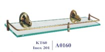 Kệ kiếng Inox 201 KT60