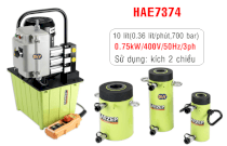 Bơm điện thủy lực 10 lít 3 pha Larzep HAE7374