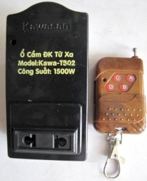 Ổ cắm điện điều khiển từ xa Kawa TB02 1500W