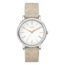 Timex - Đồng hồ thời trang nữ Original Linen (Kem)