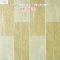 Gạch lát nền vân gỗ bóng 500x500 KAG-5480