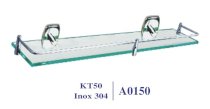 Kệ kiếng Inox 304 KT50